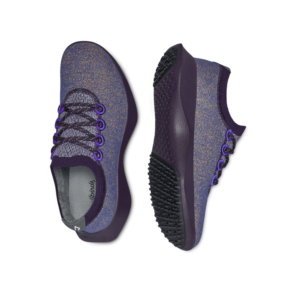 Allbirds Men\'s Running Shoes Purple - Wool Dasher Mizzles - 48352SYAI